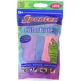 thumbnail image 1 of Spontex ColorBrite Latex Gloves - Disposable - One Size, Multicolor, 1 of 3