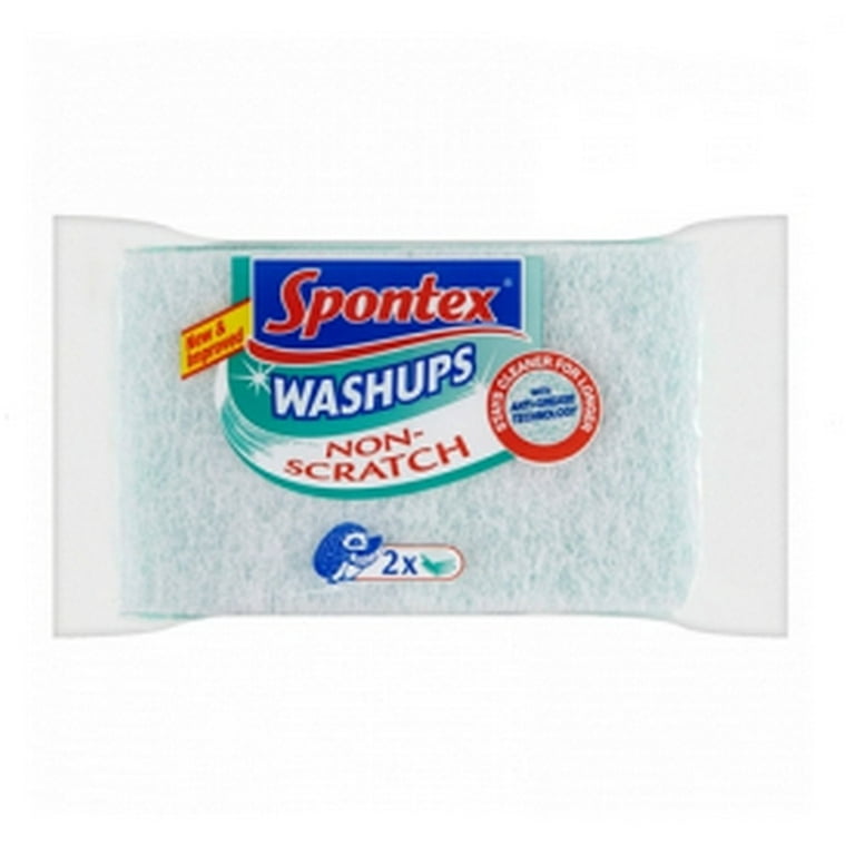 Spontex Non Scratch Washups (Pack Of 2)