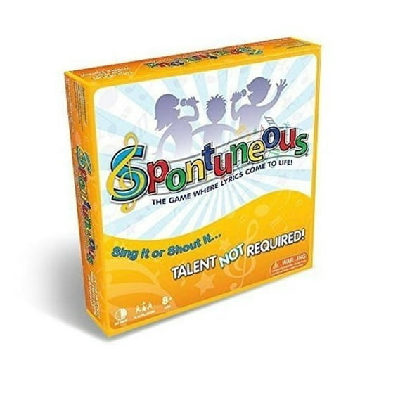 Spontuneous - The Song Game - Sing It or Shout It - Talent NOT Required (Best Family / Party Board Games for Kids, Teens, Adults - Boy & Girls Ages 8 & Up)