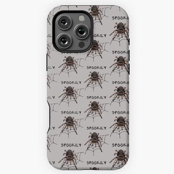 Spookily Tarantula Spider on Web Phone Case for iPhone 16 15 14 13 12 11 Pro Max M5901812