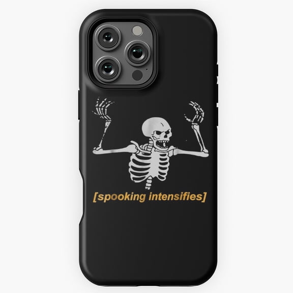 Spooking Intensifies Skeleton Phone Case for iPhone 16 15 14 13 12 11 Pro Max M5900537