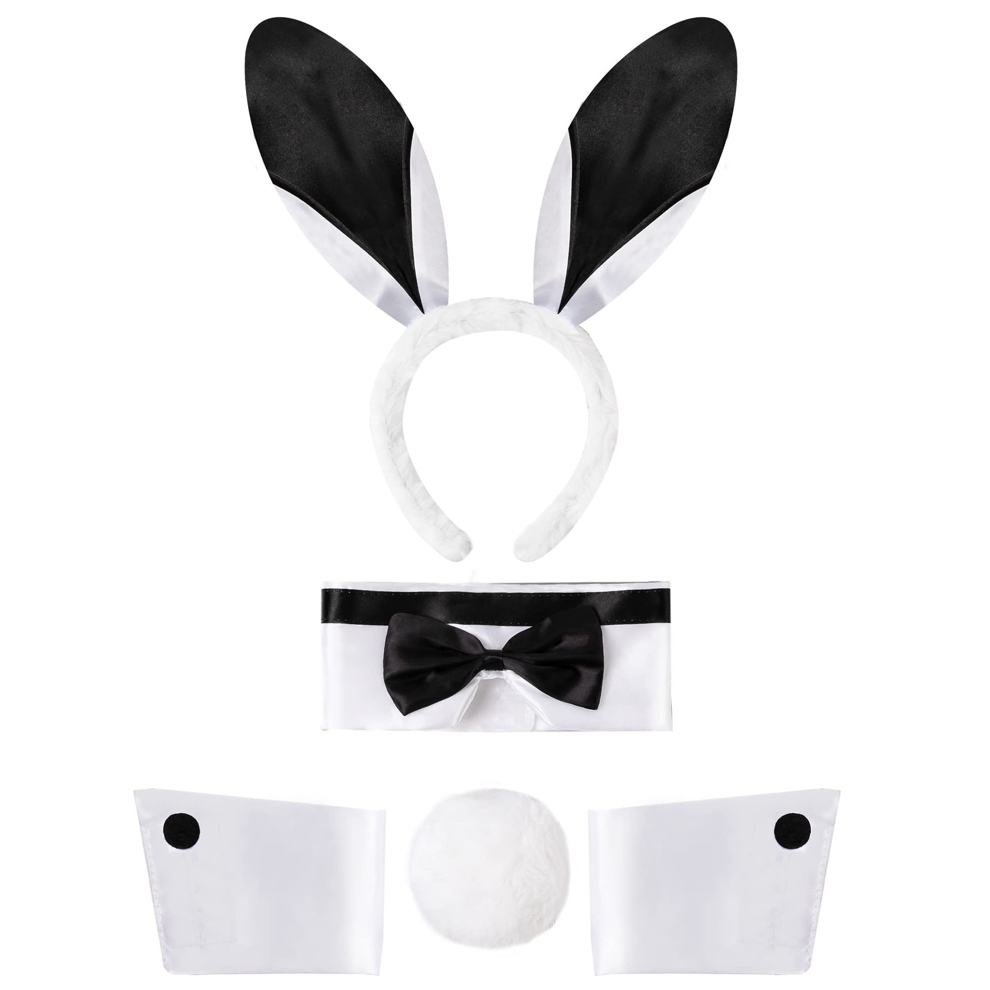 Spooktacular Creations Bunny Accessories Set with Bunny Ears Headband ...