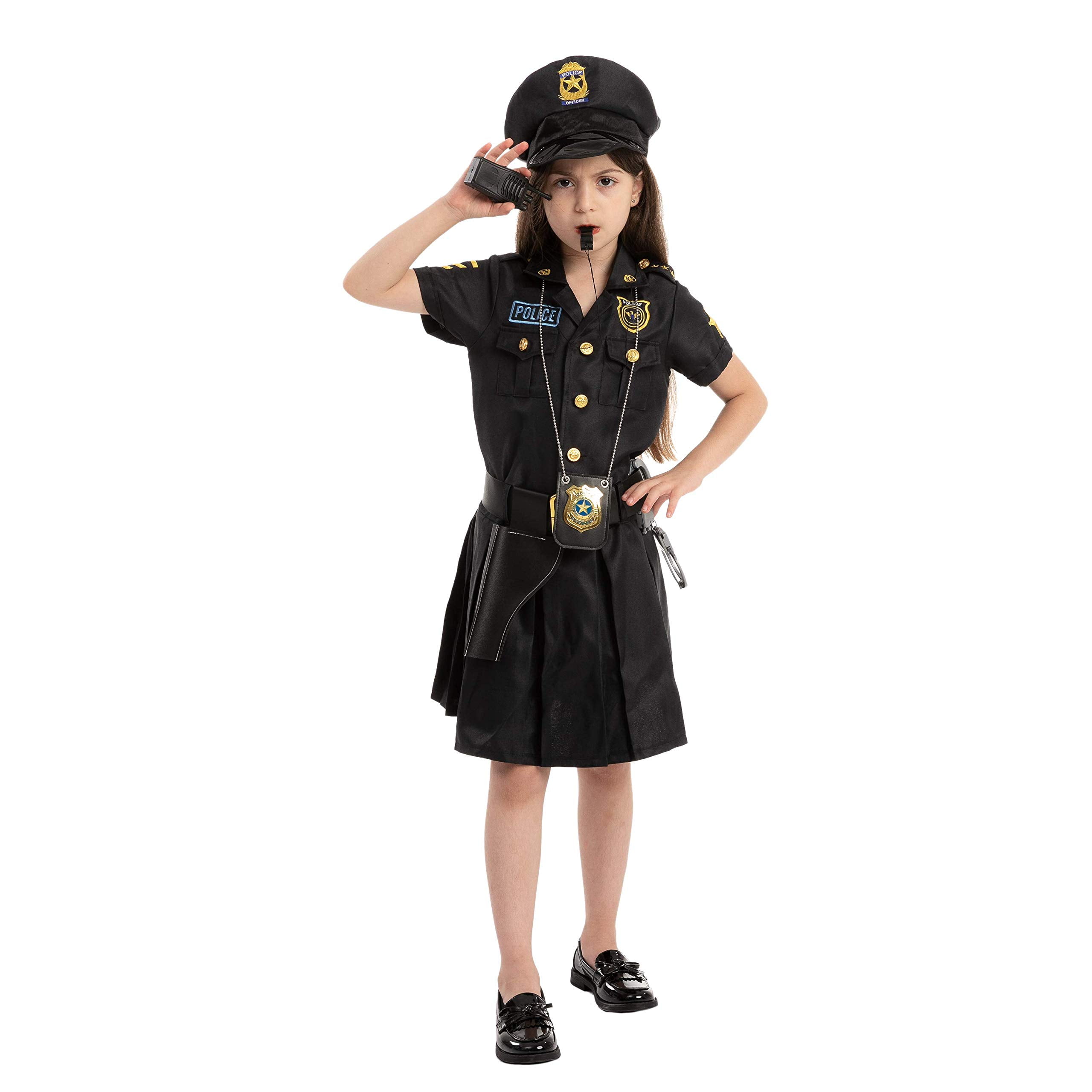 Spooktacular Creations Child Girl police costume for 8-10 Years Old ...