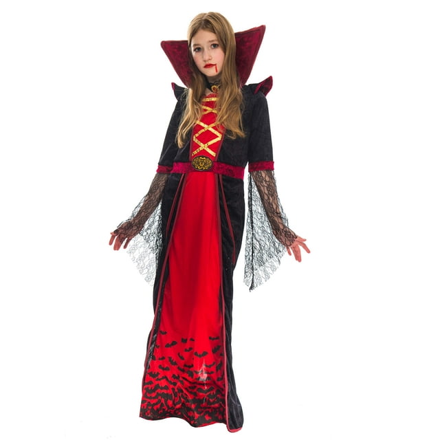 Spooktacular Creations Royal Vampire Costume for Girls Deluxe Set