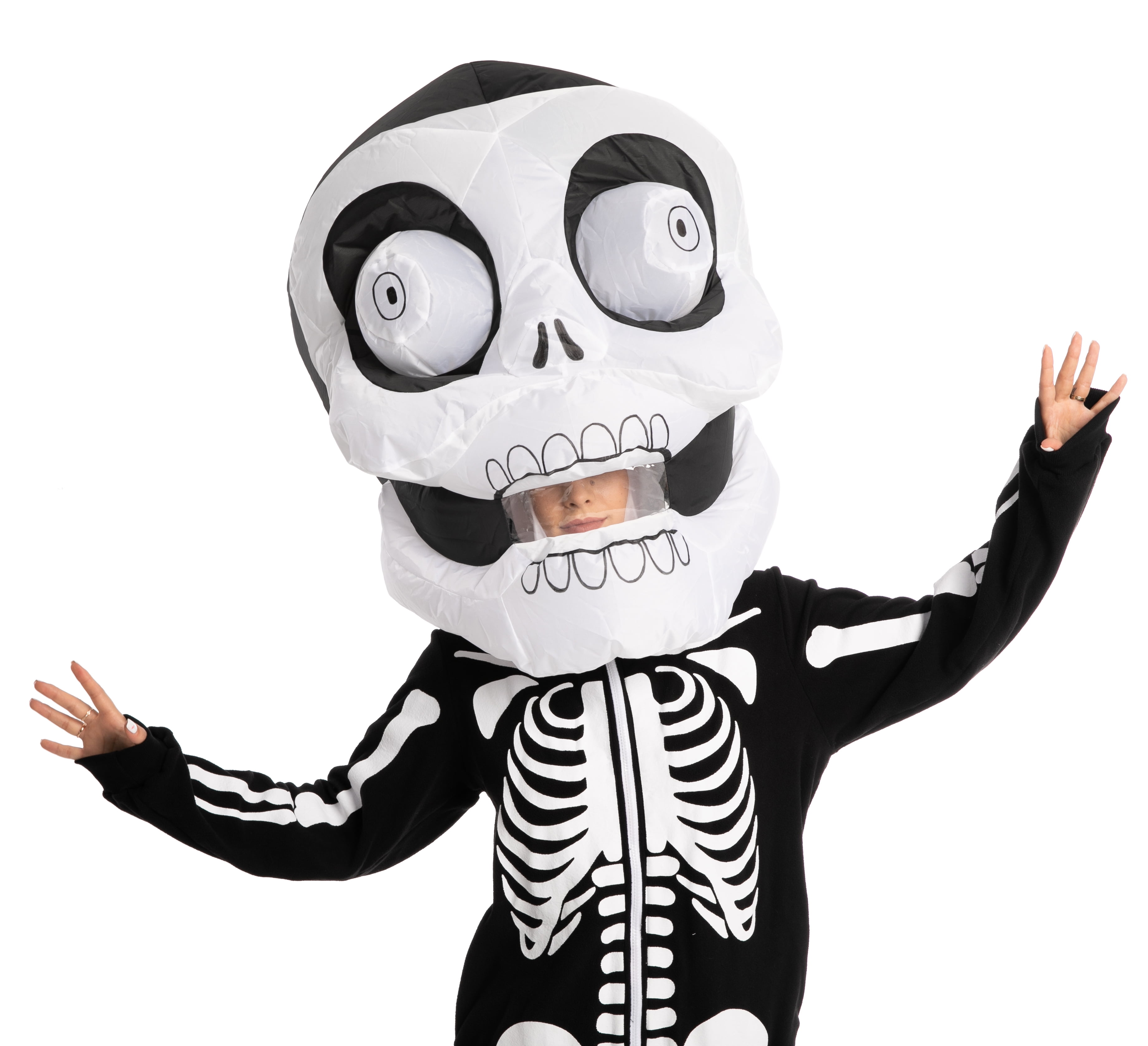 Spooktacular Creations Skull Bobblehead Inflatable Women's Halloween