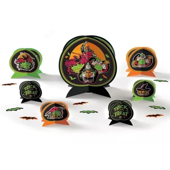 Spooktacular Disney Halloween Villains Table Centerpiece Kit (4 Unique Sizes) - 1 Count | Perfect for Parties & Celebrations