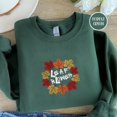 thumbnail image 1 of Spooktacular Leaf Blower Embroidered Unisex T-shirt Sweatshirt Hoodie, Funny Fall Shirt, Leaf Suck Shirt, Autumn Cozy Shirt, Halloween Humor, 1 of 5