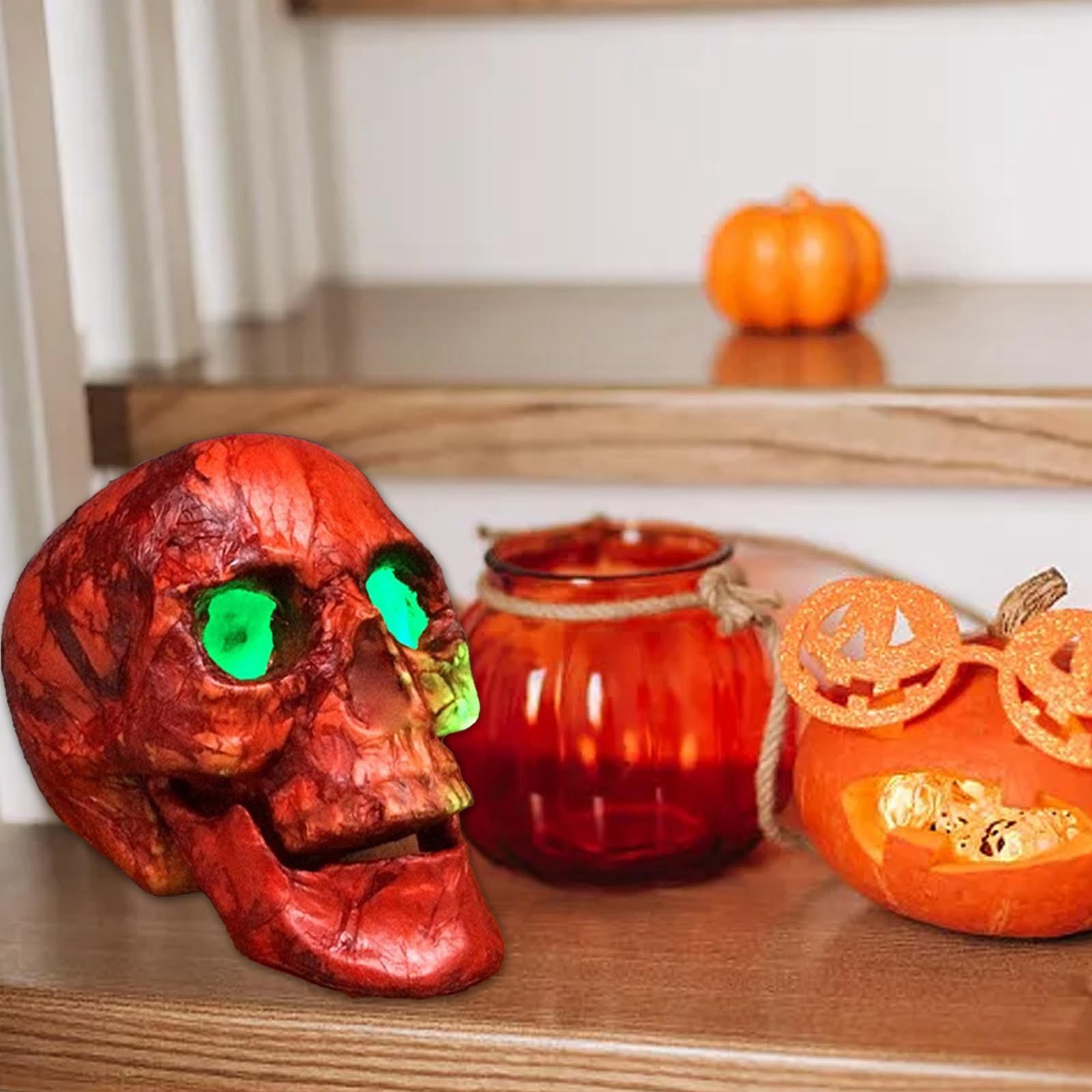 "Spooktacular : With Realistic Glow In The Dark Adult Skeleton Props