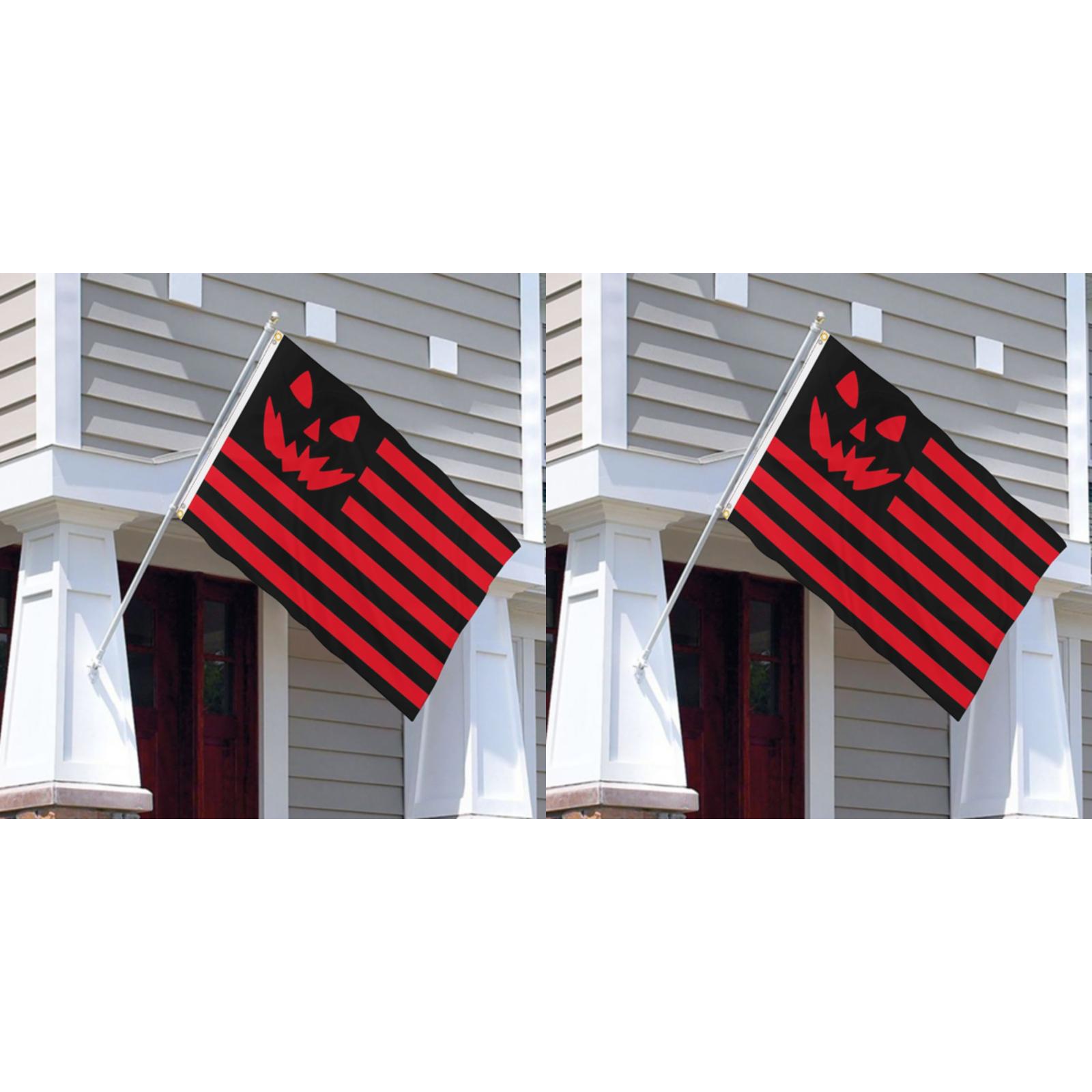 Spooktacular Yard Banner Front Porch Flag Pole with Mount Flag Pole