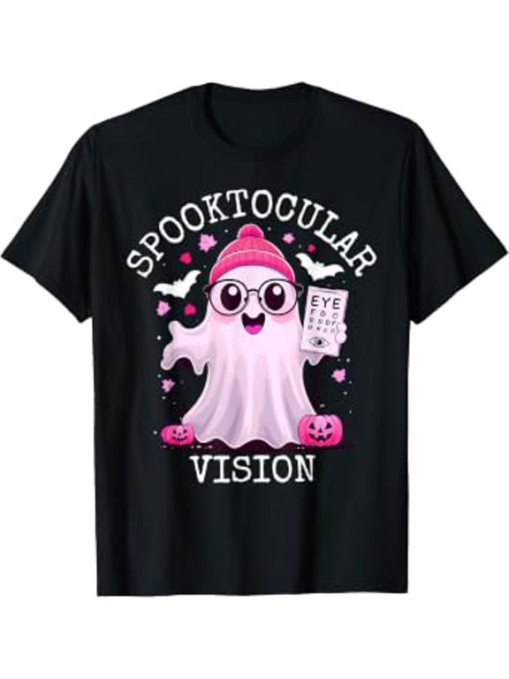 Spooktocular Vision Optometry Ghost Halloween Eye Doctor T-Shirt