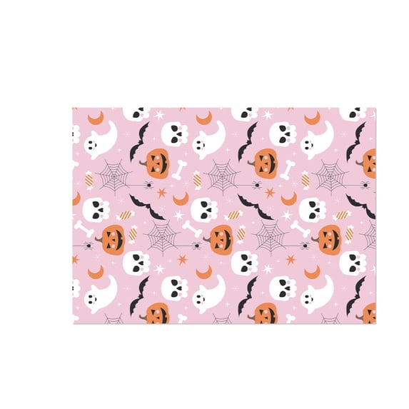 Spooky 20x28 inch Halloween Wrapping Paper Coated Paper Gift Wrap Sheets for Party Supplies, Holiday Gift Box Packaging, DIY Craft Paper for Halloween Decorations, 1Pack D