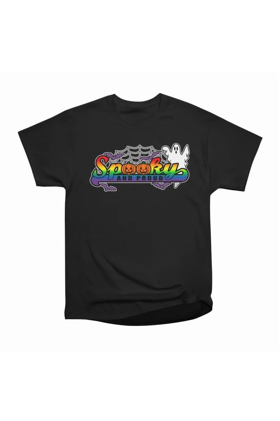 Spooky And Proud Pride T-Shirt Tee Gift For Him Merch For Her Apparel For Friend