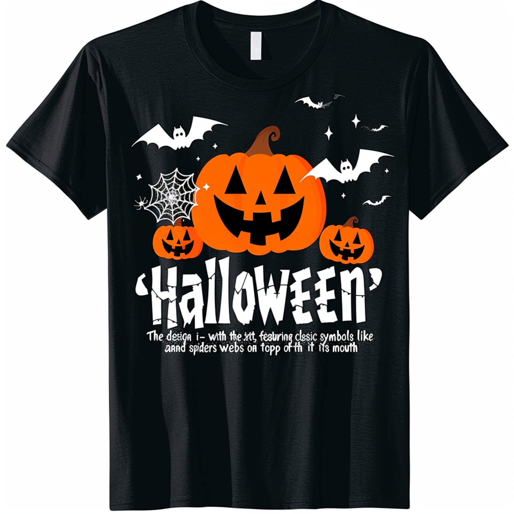 Spooky Black TShirt Designs: Creepy Halloween Graphics Bold Lines and
