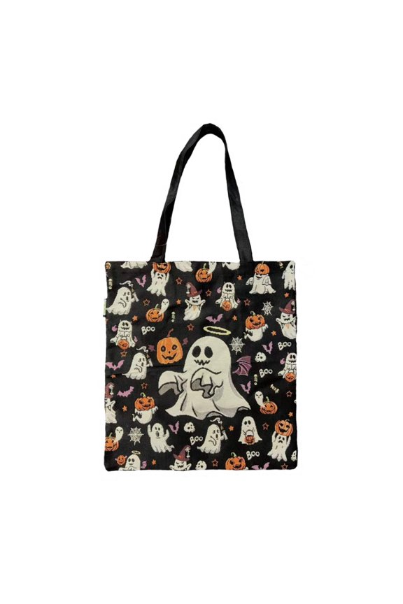 Spooky Boo Halloween Flat Bag