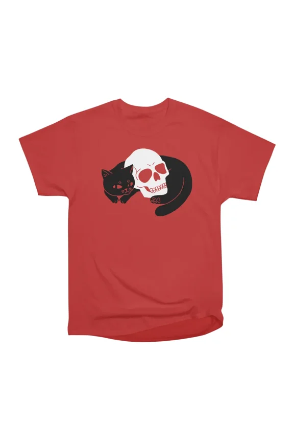 Spooky Cat T-Shirt Tee Gift For Him Merch For Her Apparel For Friend
