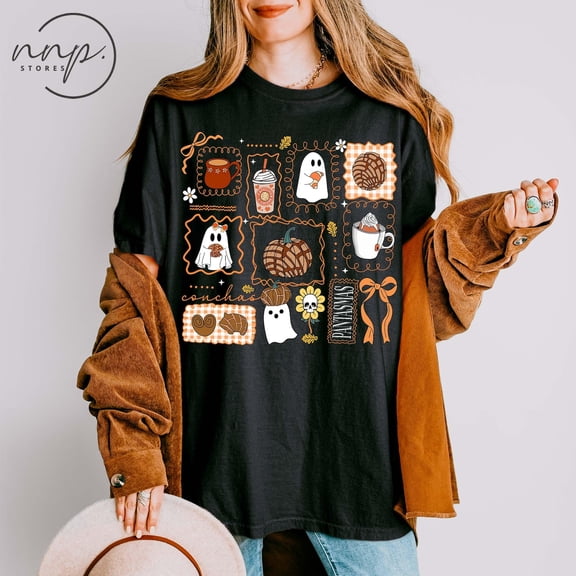 Spooky Conchas Spanish Halloween T-Shirt, Dia De Muertos Shirt, Spooky Latina shirt, Mexican Conchas, Spooky Shirt