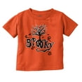 thumbnail image 1 of Spooky Cute Haunted Halloween Tree Toddler Boy Girl T Shirt Infant Toddler Brisco Brands 3T, 1 of 6