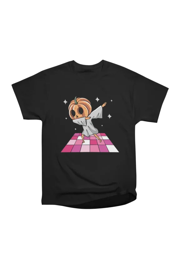 Spooky Dab An adorable pumpkin character T-Shirt Tee Gift For Him Merch For Her Apparel Fo