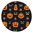 thumbnail image 1 of Spooky Design Elastic Round Table Cover for 52 Inch Table - Specifically Sized for Halloween Party Dining Kitchen, 1 of 6