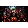 thumbnail image 1 of Spooky Design Halloween Banner Skeleton Pumpkin Decoration Haunted Graveyard Scene for Halloween Party Outdoor Indoor, 1 of 9