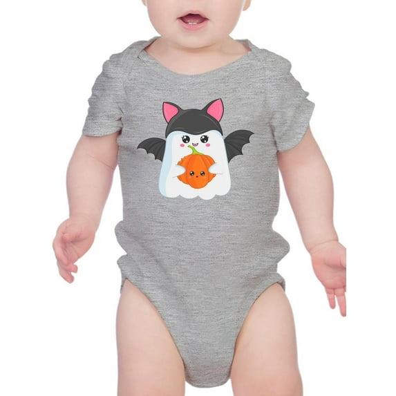 Spooky Funny Ghost Bat Costume Bodysuit Infant -Image by Shutterstock, 12 Months
