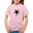 thumbnail image 1 of Spooky. Funny Little Spider T-Shirt Juniors -Image by Shutterstock,  Small, 1 of 4