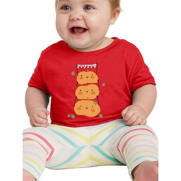 Spooky Funny Pumpkin Stack T-Shirt Infant -Image by Shutterstock,  18 Months