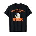 thumbnail image 1 of Spooky Ghost Beer Lover Halloween Creature Monster Gift T-Shirt, 1 of 5