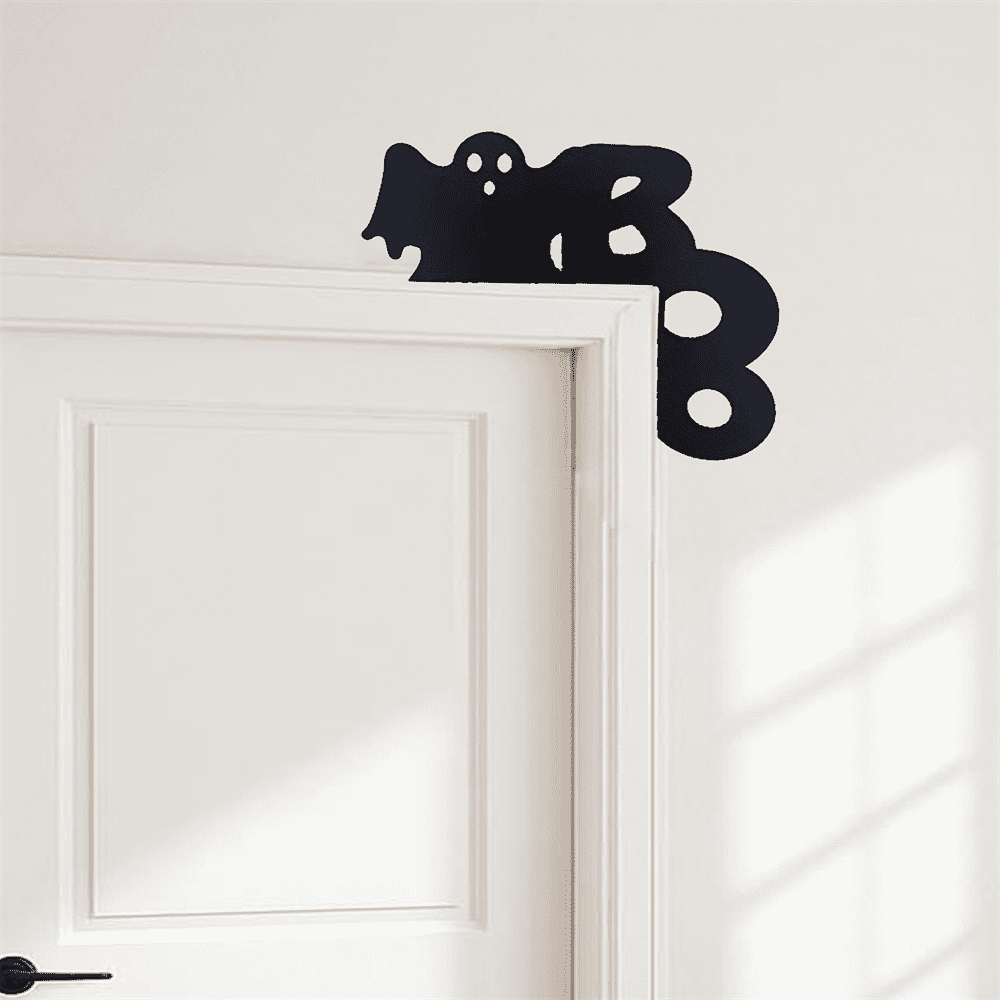 Spooky Ghost Door Hanger Halloween Door Decor Wall Art Home Decor for Bedroom Living Room