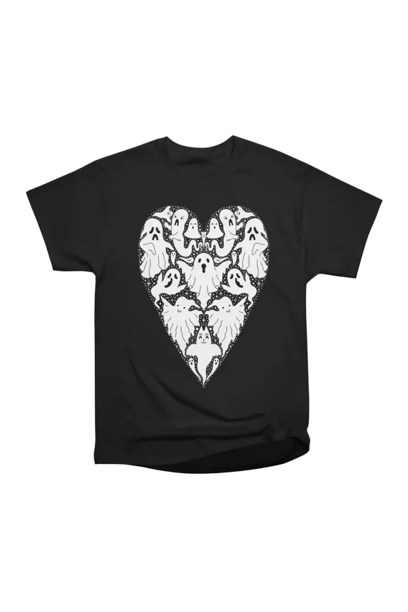 Spooky Ghost Heart MMO 71 T-Shirt Tee Gift For Him Merch For Her Apparel For Friend
