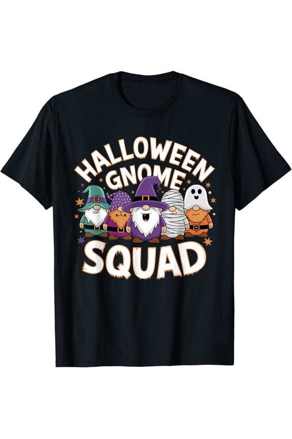 Spooky Gnome Squad Family Costume Graphic T-Shirt