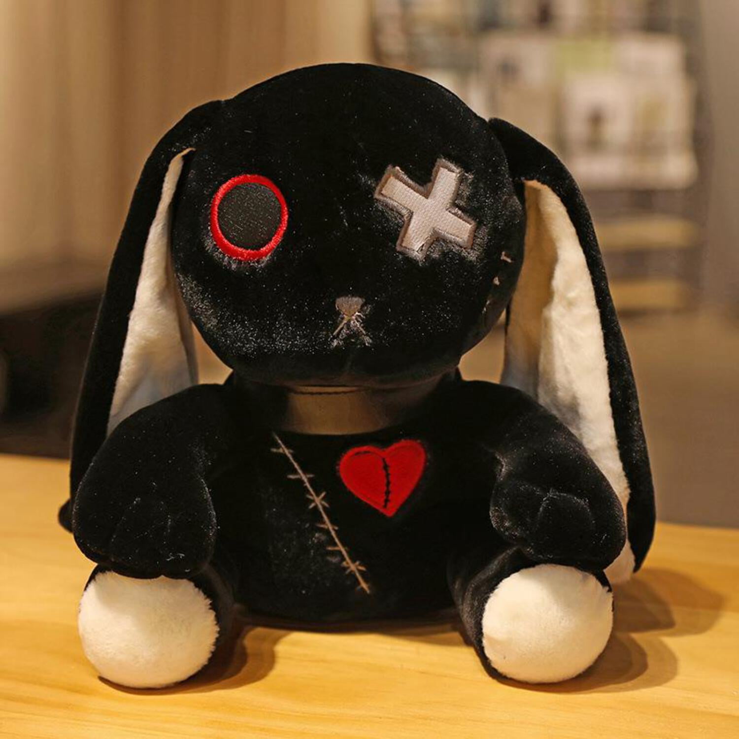 Spooky Goth Plush Crazy Bunny Scrump Plush Bunny Halloween Dreadful ...