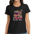 thumbnail image 1 of Spooky Graphics: Short-Sleeve T-Shirt for Women, 1 of 3