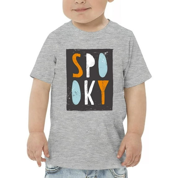 Spooky. Grunge Style T-Shirt Toddler -Image by Shutterstock, 3 Toddler