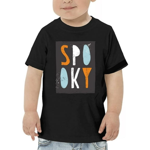Spooky. Grunge Style T-Shirt Toddler -Image by Shutterstock,  4 Toddler