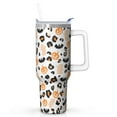 thumbnail image 1 of Spooky Halloween 40oz Tumbler - Pumpkin Pattern w/Handle, Huge Insulated Cup, Last Minute Gift! Keeps Drinks Cold 26Hrs, 1 of 3