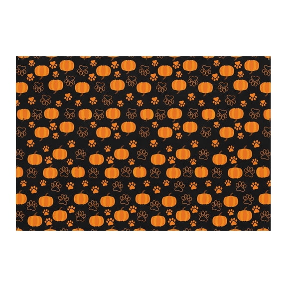 Spooky Halloween Background 7x5ft - Retro Horror with Skull Bat and Spider Web Print