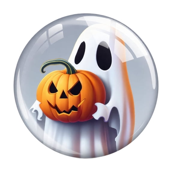 Spooky Halloween Decorations | 10 Pack Halloween Ghost Decorations | Halloween Kitchen Decor for Fridge | Halloween Gifts for Holiday Home Decor