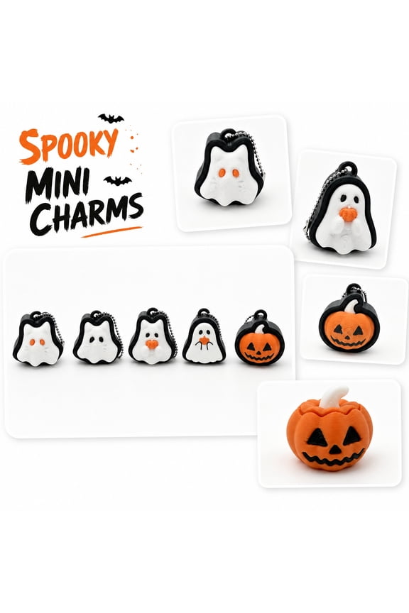 Spooky Halloween Decorations, 3D Printed Squeeze Pumpkin Clicker Keychain, Halloween Party Events, Home Desk Display, Classroom Use, Sensory Squeeze Toys Shapes That Offers Quiet