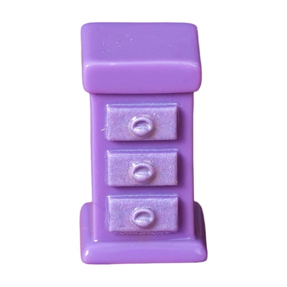 Spooky Halloween Decorations Purple 1 Inch Mini Dresser Figurine Indoor Aesthetic Halloween Decor for Home Halloween Table Decor 1 Pc