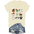 thumbnail image 1 of Spooky Halloween Dentist Shirt Dental Halloween Tshirt Dental Hygienist Assistant V Neck Tops, 1 of 5