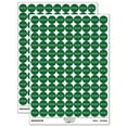 thumbnail image 1 of Spooky Halloween Fun Text 200+ Round Stickers - Dark Green - Matte Finish - 0.50" Size, 1 of 3
