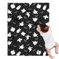 thumbnail image 1 of Spooky Halloween Ghosts Pattern Blanket,Comfortable Soft Flannel Throw Blanket,All Season,Warm Lightweight Blankets for Sofa Bed Couch Living Room Chair,30"x40", 1 of 4