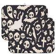 thumbnail image 1 of Spooky Halloween Icons Pattern Dish Drying Mat for Kitchen 1 Pack, Ultra Absorbent Microfiber Dishes Drainer Mats,18x24in(46x61cm), 1 of 4