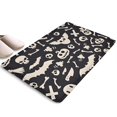 thumbnail image 1 of Spooky Halloween Icons Pattern Flannel Non Slip Door Rugs,Washable Door Mats Indoor,Decorative Door Mats,Dirt-Resistant and Absorbent Doormat for Entrance,Bedroom,Kitchen,Bathroom,23.5x16in(60x40cm), 1 of 5
