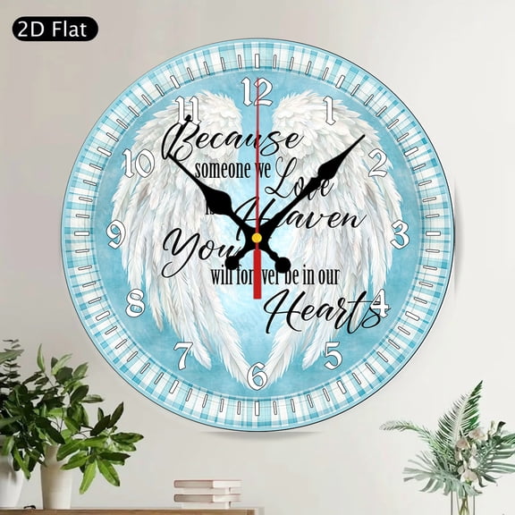 Spooky Halloween Jack-o-Lantern Gentleman Round Wall Clock Silent Home Decor
