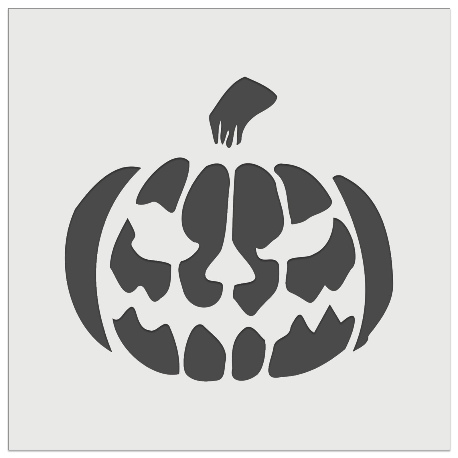Spooky Halloween Jack o Lantern Pumpkin DIY Cookie Wall Craft Stencil ...