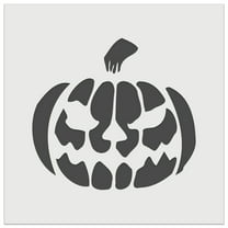 Spooky Halloween Jack o Lantern Pumpkin DIY Cookie Wall Craft Stencil - 5.5 Inch