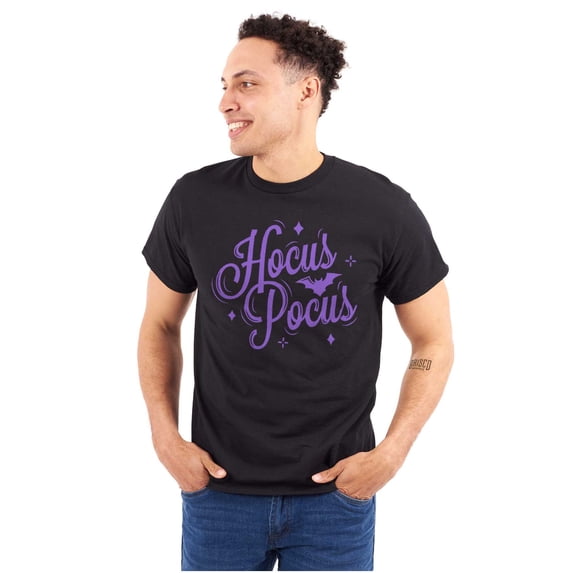 Spooky Halloween Magic Hocus Pocus Men's Graphic T Shirt Tees Brisco Brands S
