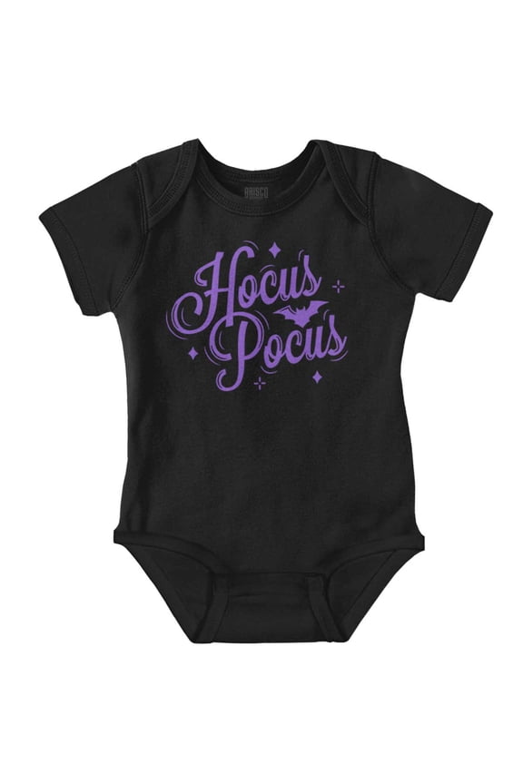 Spooky Halloween Magic Hocus Pocus Romper Boys or Girls Infant Baby Brisco Brands 12M